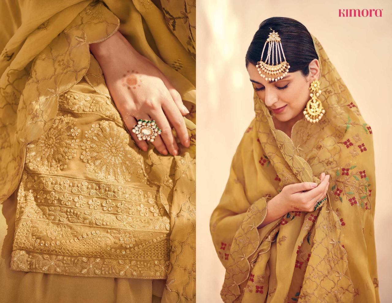 Aasmi By Kimora Series K 1401 To K 1408 Designer Party Wear Suits Wholesale Supplier Gujarat