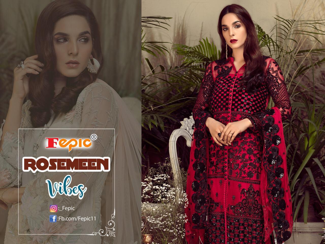 Rosemeen Vibes By Fepic Pakistani Suits Wholesale Supplier Gujarat