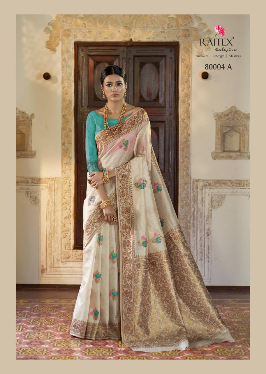 Kanshula Silk By Raj Tex Series 80004 Handloom Weaving Sarees Wholesale Supplier And Dealer India