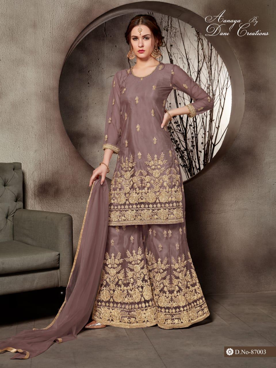 Aanaya 87000 Vol 87 Net Designer Party Wear Suits Wholesale Supplier Gujarat