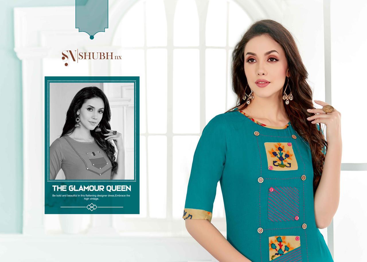 Dream Plazo 1 By Shubh Nx Reyon Kurtis With Plazzo Wholesale Supplier India