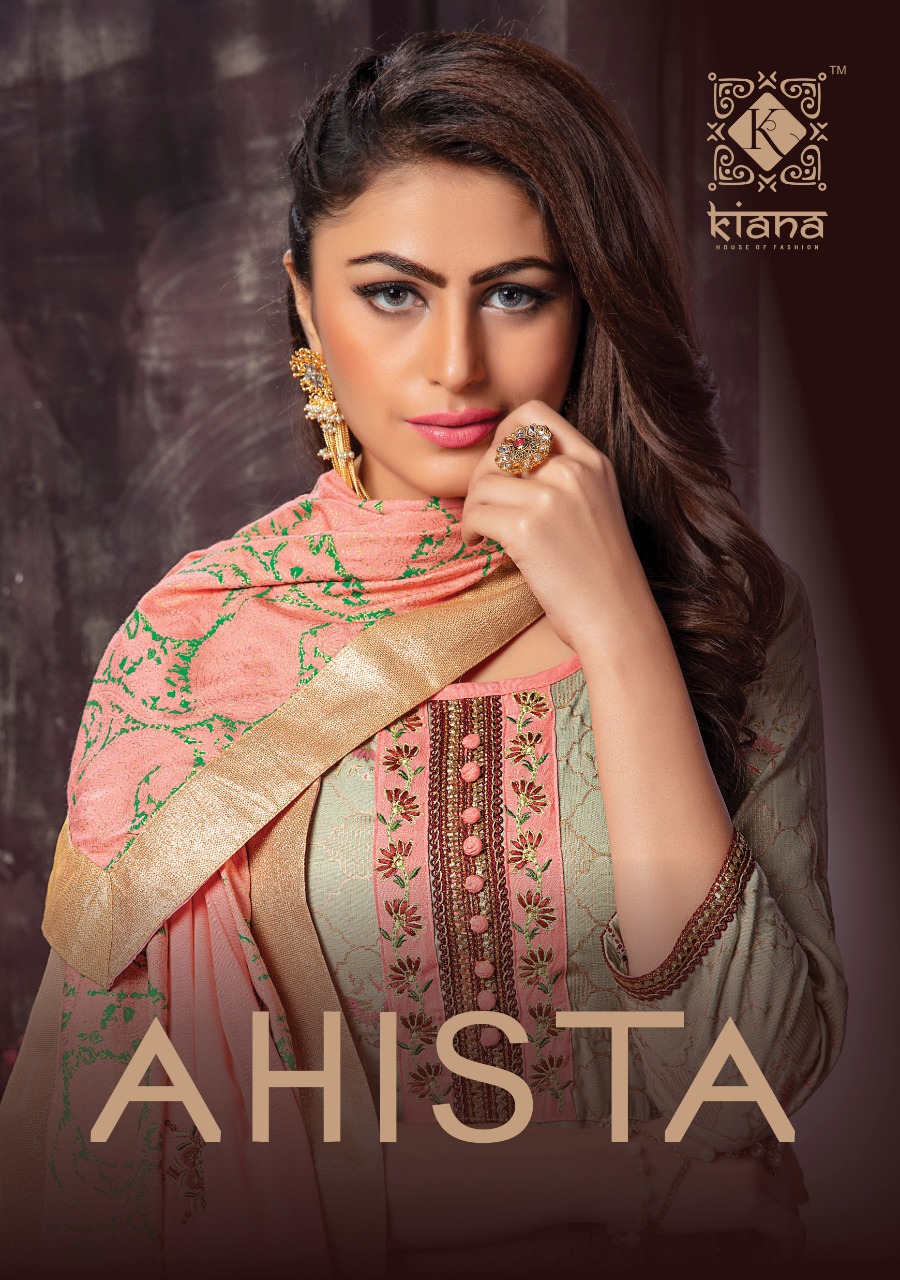 Ahista By Kiana Fashion Heavy Reyon Kurtis With Plazzo And Gowns Wholesale Supplier Gujarat