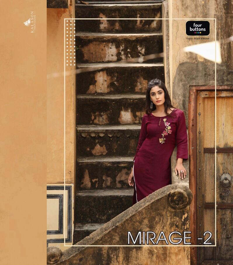 Mirage 2 By Four Buttons Designer Kurtis Wholesale Supplier And Trader India