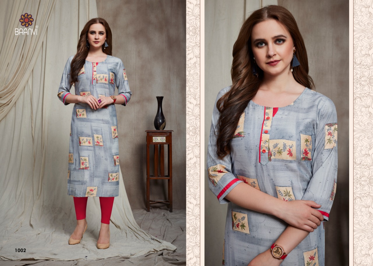 Monalisa Print By R Studio Reyon Printed Kurtis Wholesale Supplier And Dealer Surat