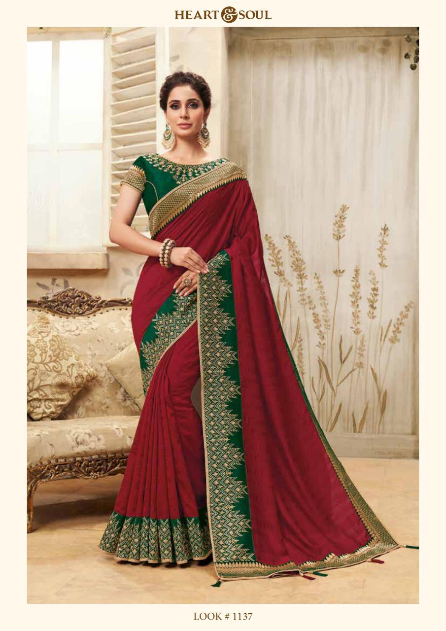 Rashika By Heart And Soul Series 1132 To 1143 Designer Party Wear Sarees Set And Single Wholesale Su...