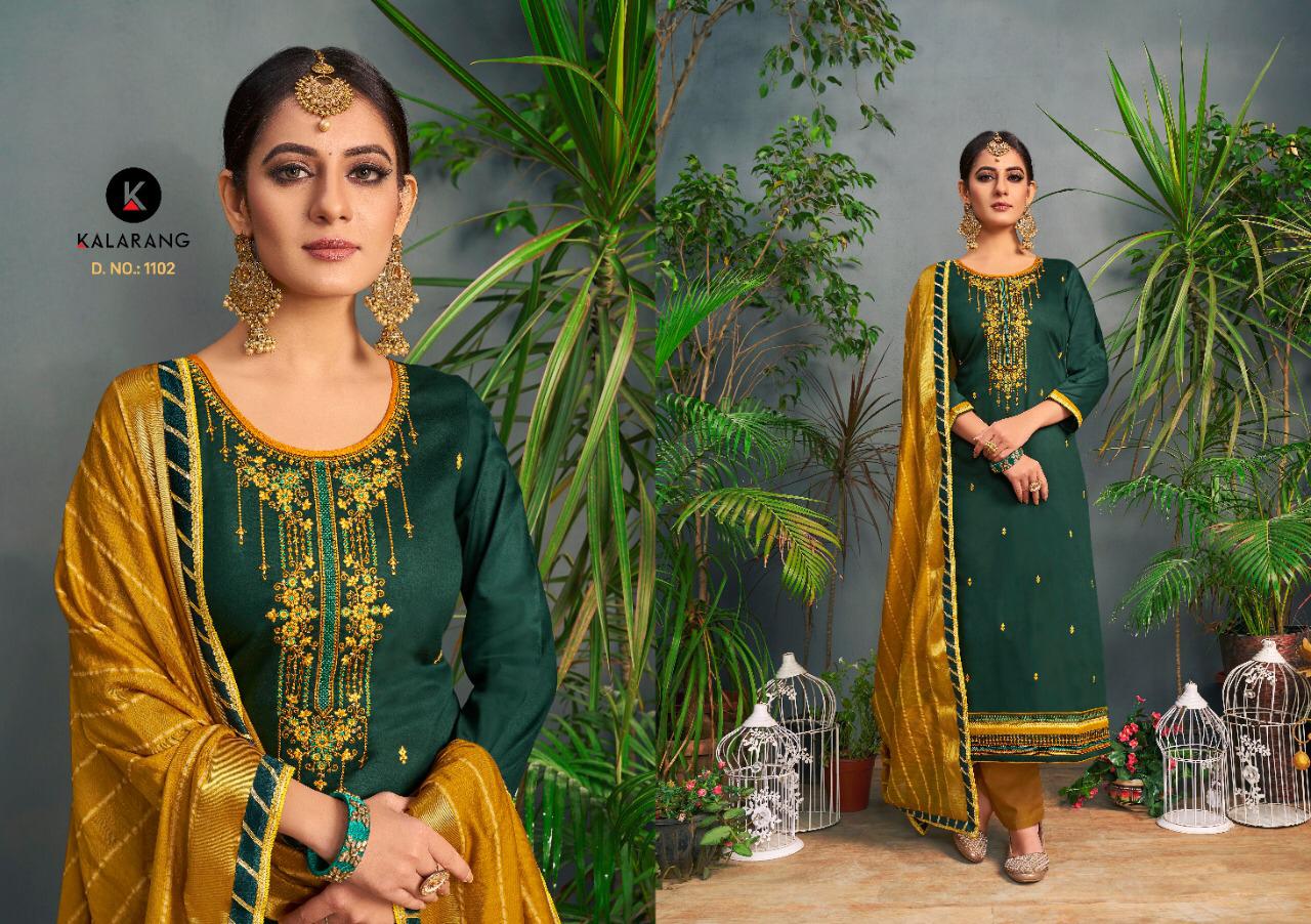 Jasmine Vol 7 By Kalarang Jam Silk Cotton Dress Materials Wholesale Supplier Surat