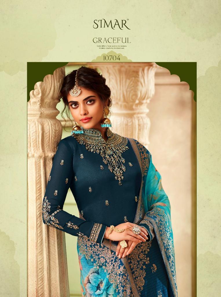 Maheera By Glossy Series 10701 To 10708 Designer Party Wear Suits Wholesale Supplier Gujarat