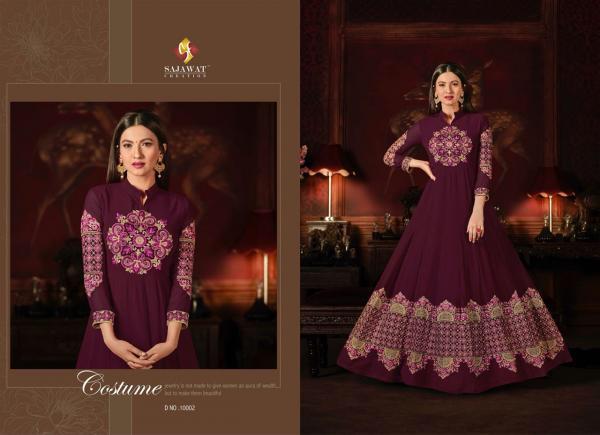 Marina Vol 5 By Sajawat Creation Designer Party Wear Suits Set And Single Wholesale Supplier Gujarat