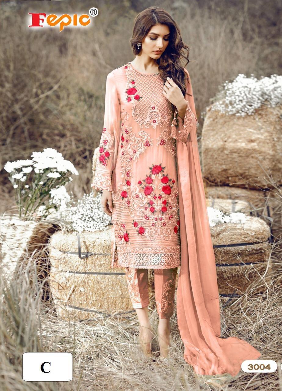 Rosemeen Elite 3004 Colours By Fepic Pakistani Suits Wholesale Supplier Gujarat