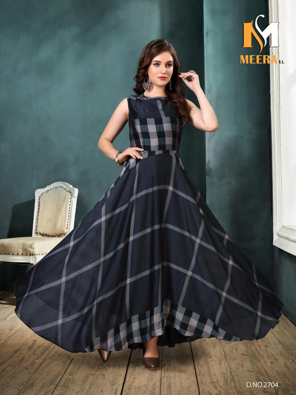 Saheli Vol 1by Meerali Silk Mills Fancy Designer Gowns Wholesale Supplier Gujarat