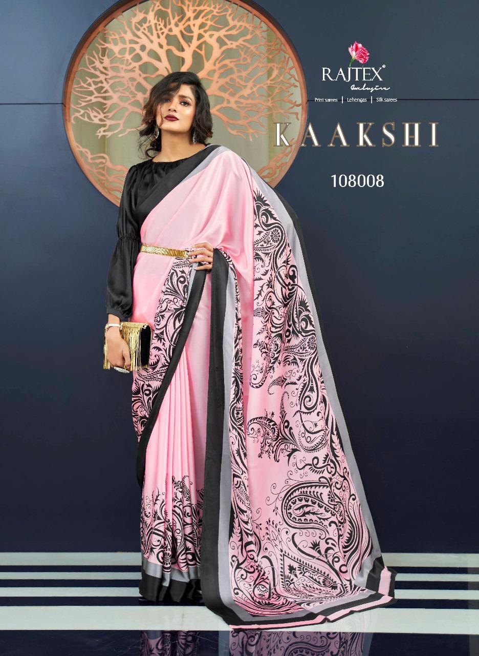 Kaakahi By Raj Tex Series 108001 Tp 108018 Satin Crepe Sarees Set And Single Wholesale Supplier And ...