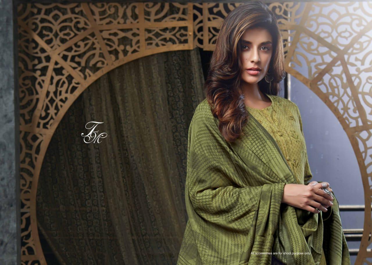 Gulmohar By T And T Pashmina Dress Materials Wholesale Supplier Surat