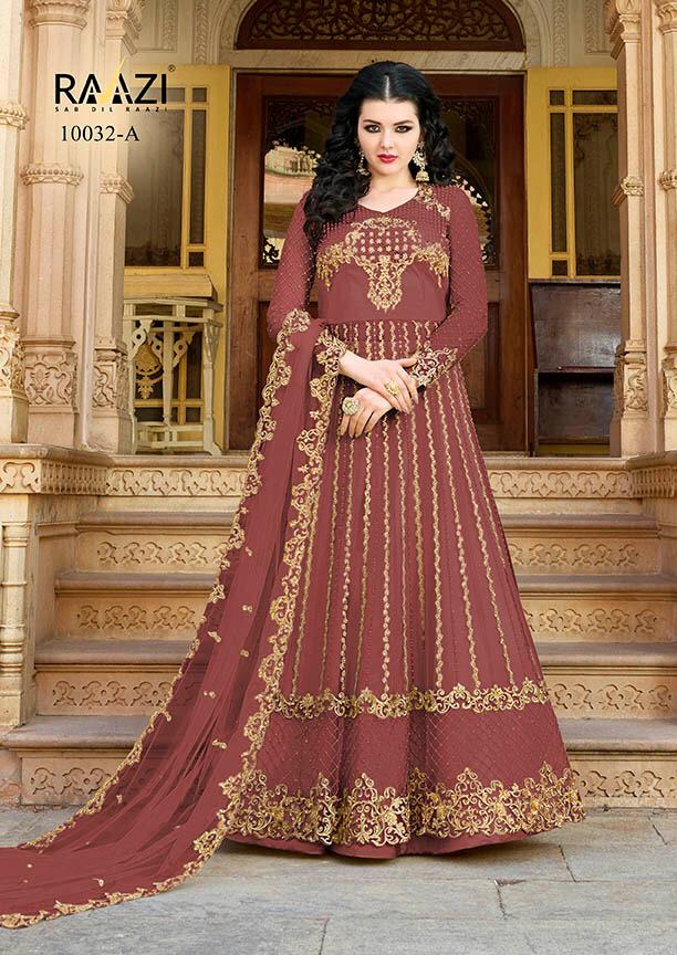 Raazi Aroos Colorplus 10032 A B By Rama Fashion Designer Party Wear Suits Set And Single Wholesale S...