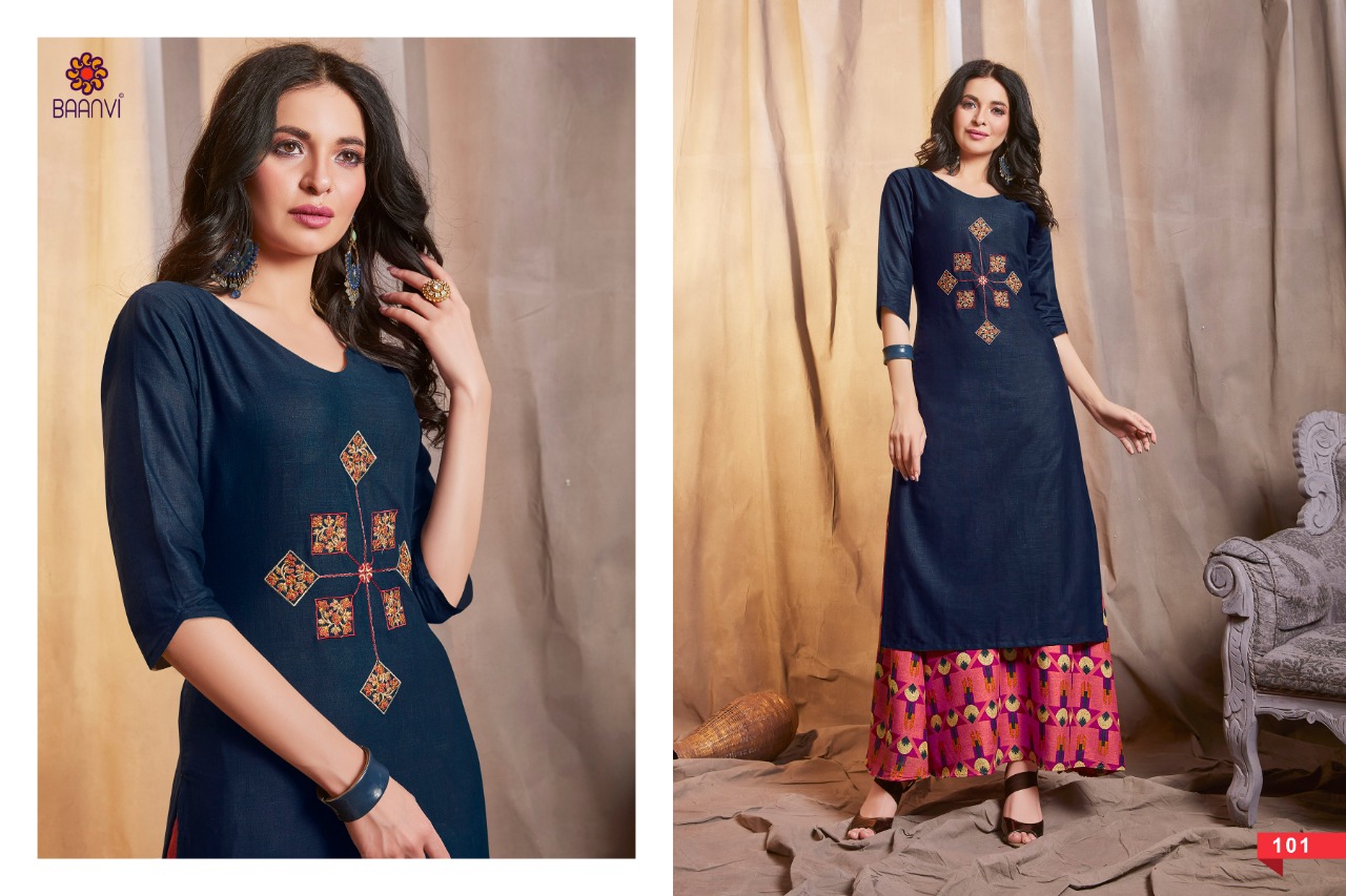 Parker By R Studio Cotton Kurtis With Plazzo Wholesale Supplier Surat