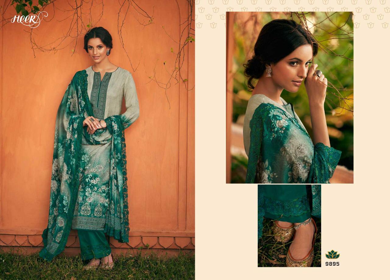 Nargis By Kimora Heer 9891 To 9898 Designer Party Wear Suits Wholesale Supplier Gujarat
