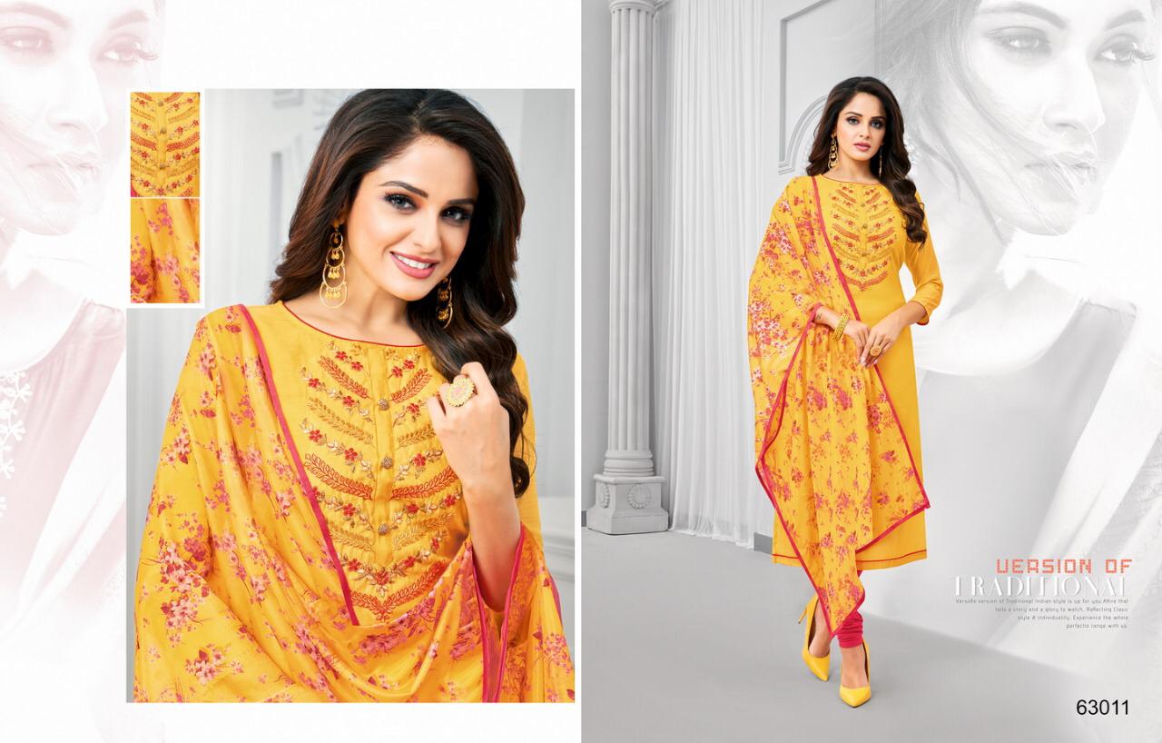 Spring Vol 3 By Kapil Trendz Cotton Dress Materials Wholesale Supplier Surat