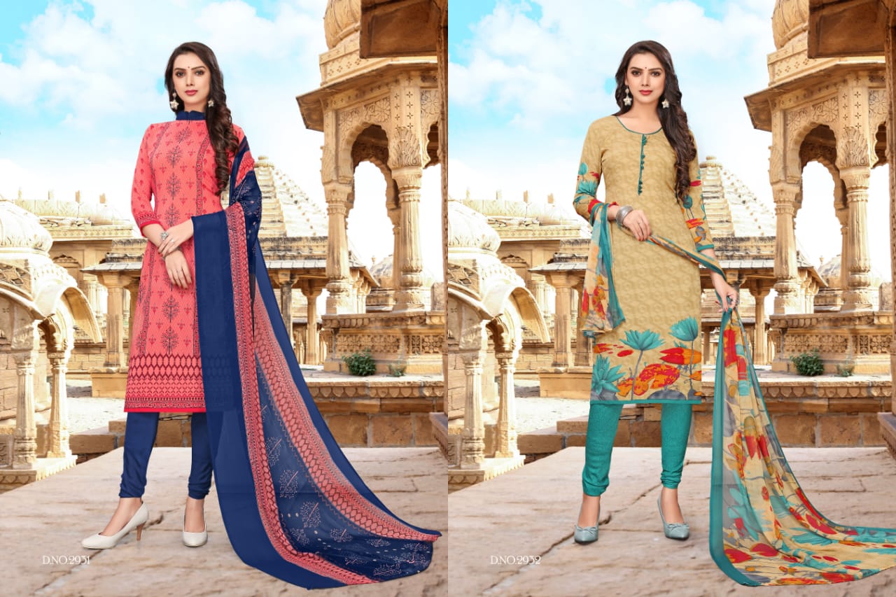 Desi Girl Pro Vol 19  By Vishnu Crape Dress Materials Wholesale Supplier Surat