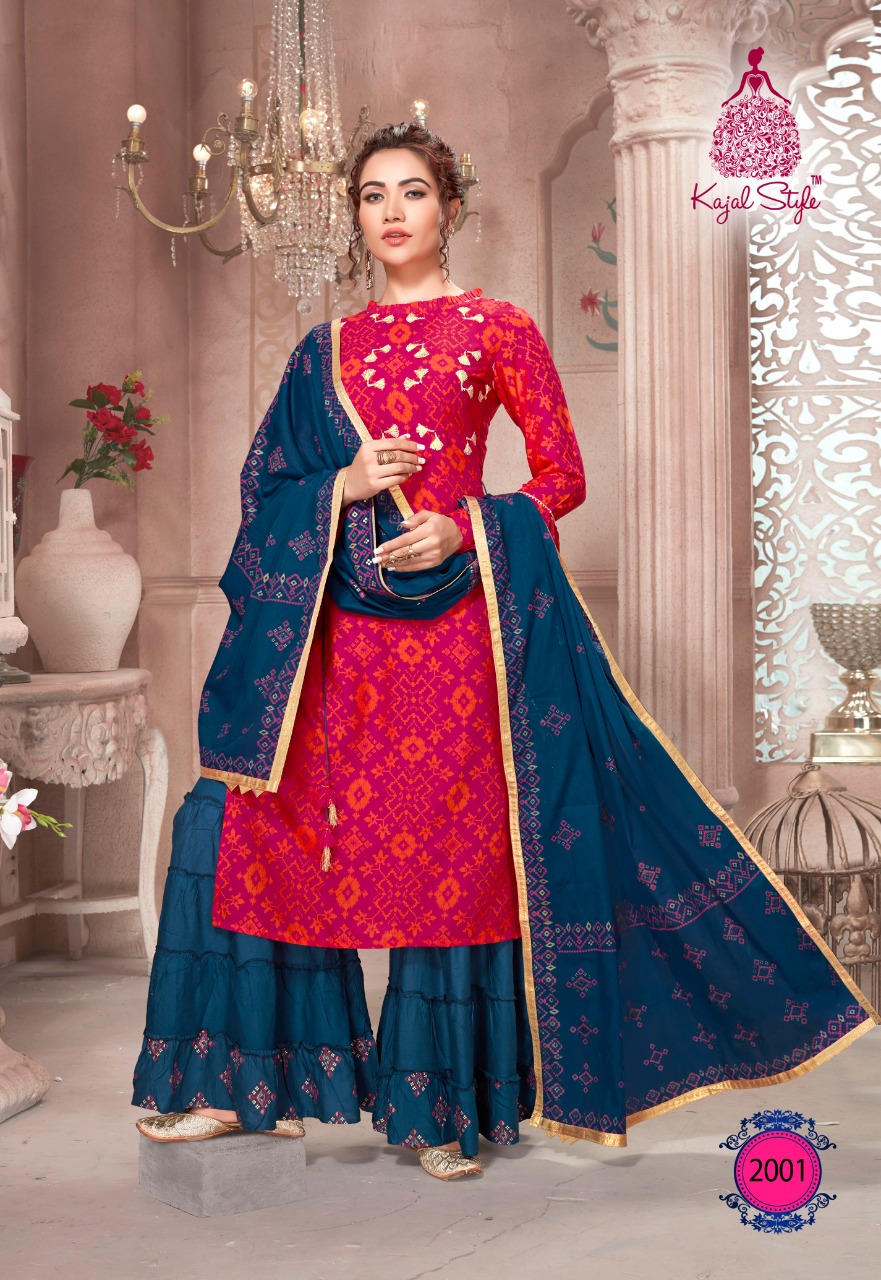 Gulzar Vol 2 By Kajal Style Reyon Designer Kurtis With Bottom Nd Dupatta Wholesale Supplier And Deal...