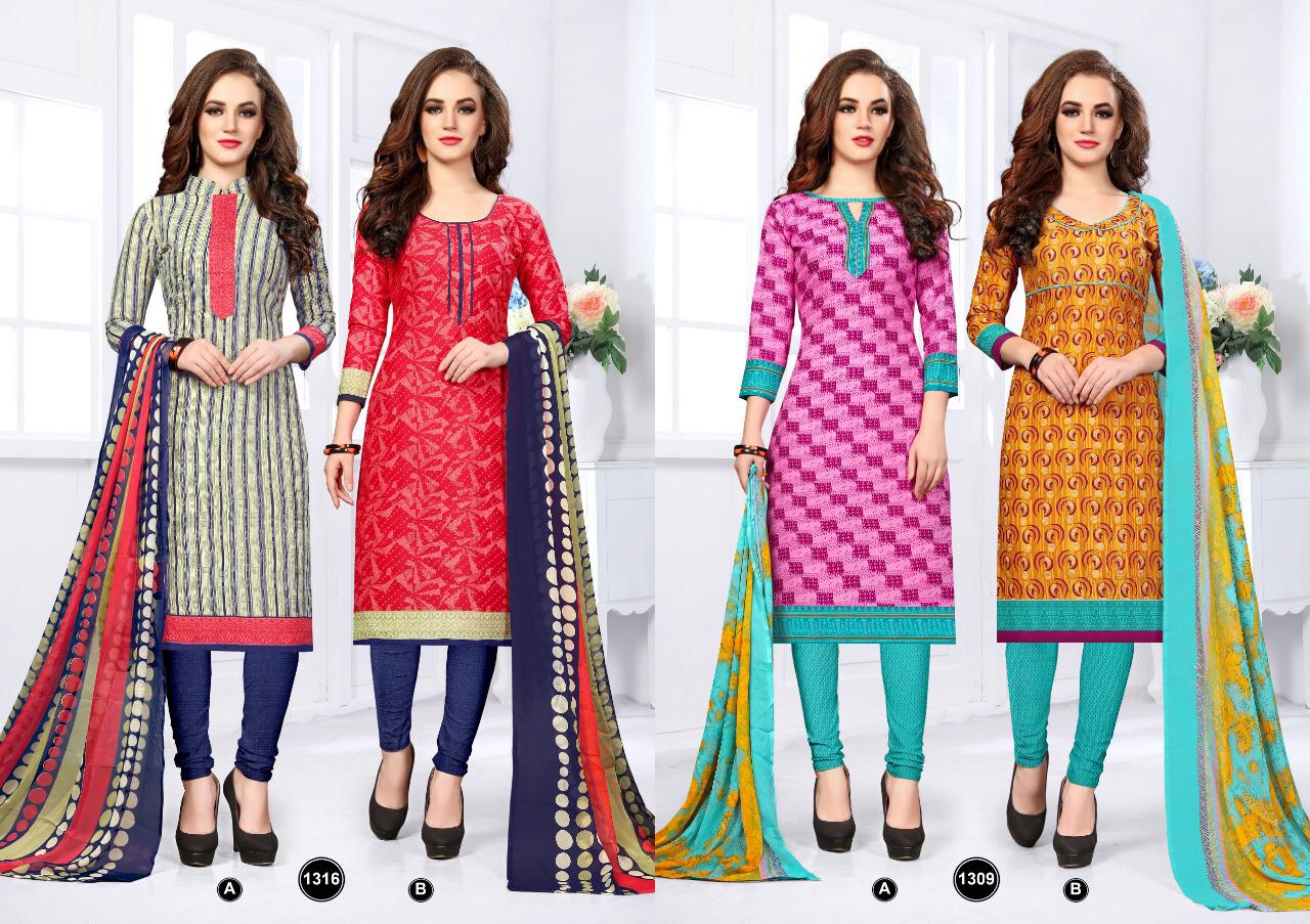 Sunday Monday By Vishnu Crape Dress Materials Wholesale Supplier Surat