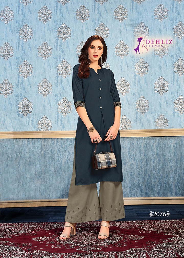 Kitty By Dehliz Trendz Kurtis With Plazzo Wholesale Supplier Surat