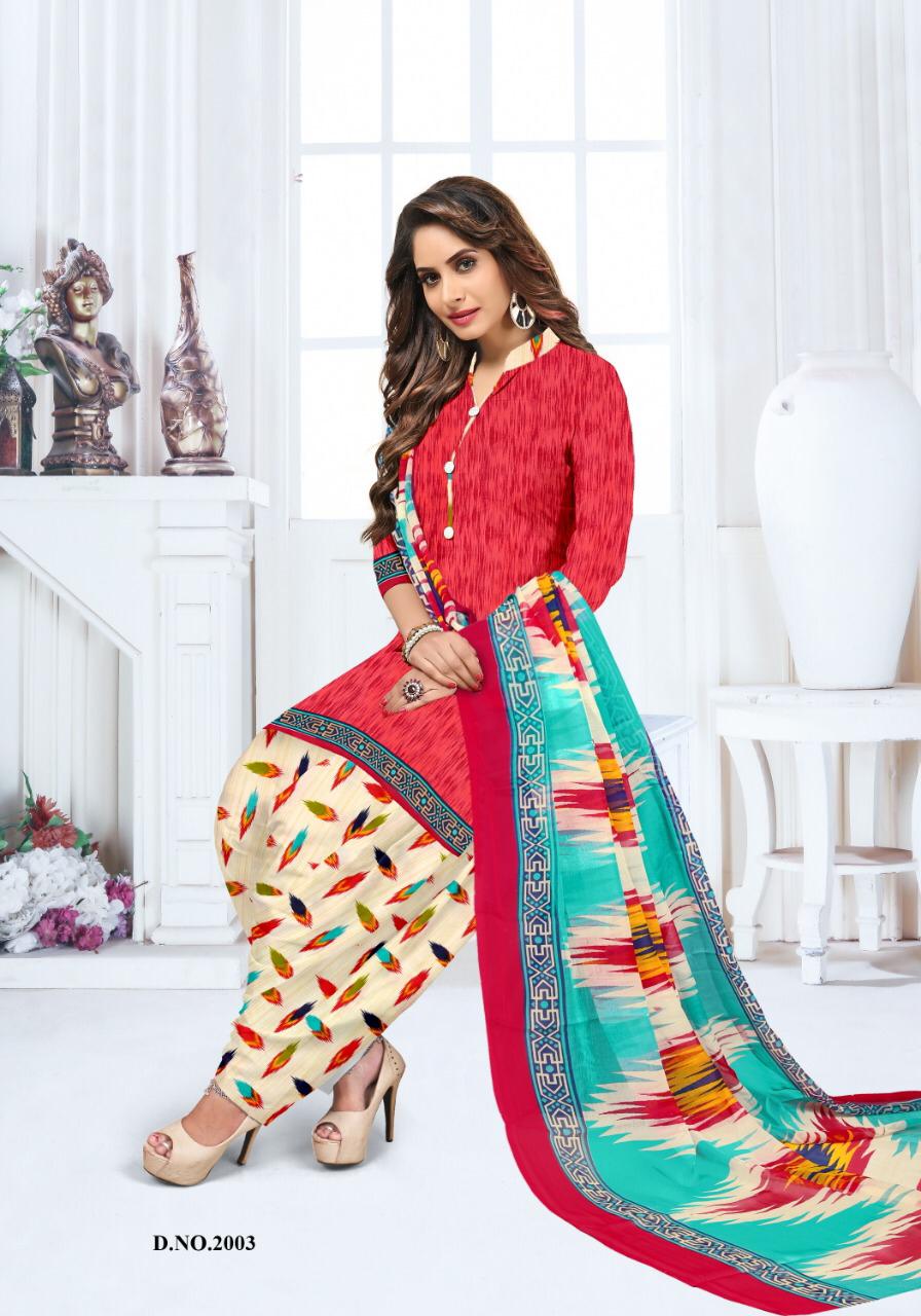 Anjali Colourplus By Vishnu Cotton Dress Materials Wholesale Supplier Surat