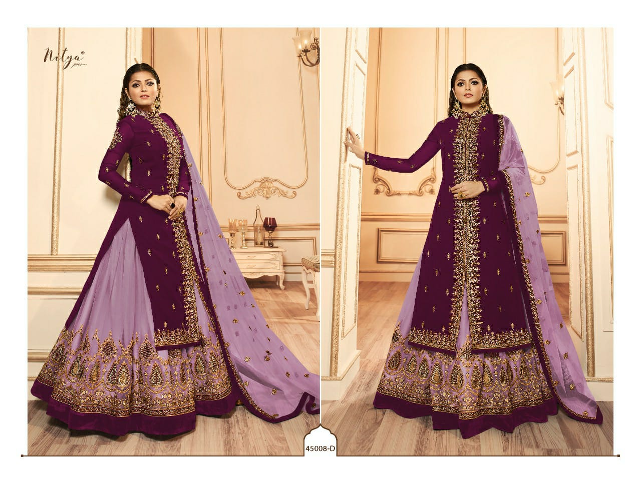 Lt 45008 Multi Colour Designer Party Wear Suits Wholesale Supplier Gujarat