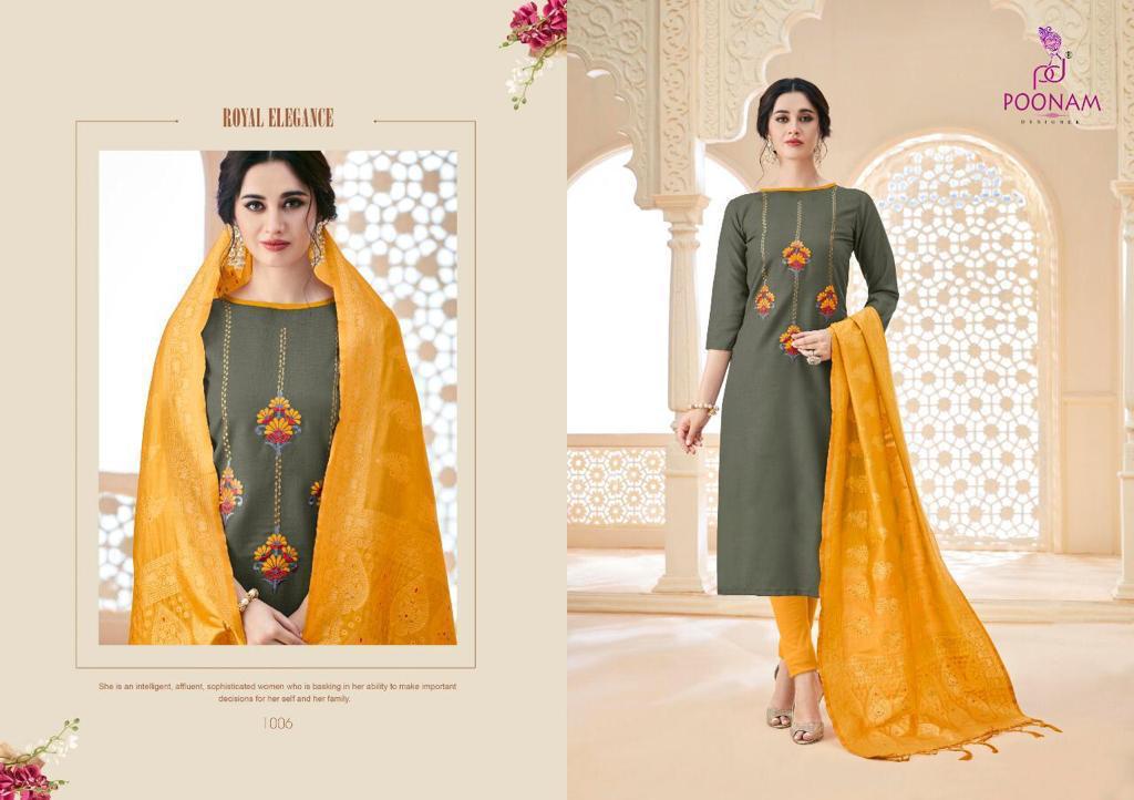 Minakari By Poonam Designer Banarasi Designer Kurtis With Duppta Wholesale Supplier Gujarat