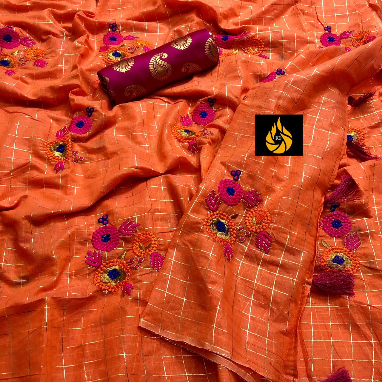 Chanderi Silk Sarees By Nitya Nx Wholesale Supplier Gujarat