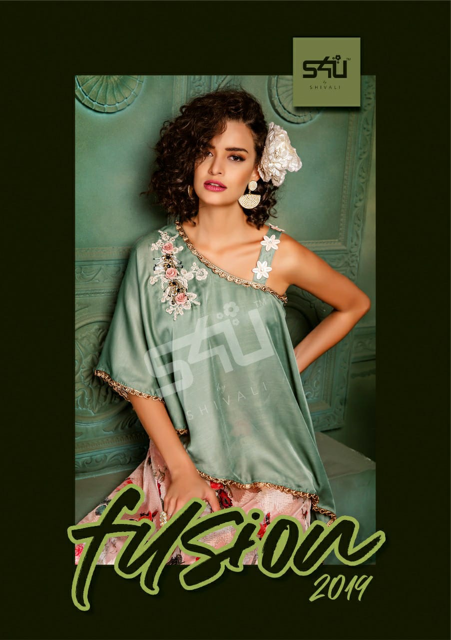 Fusion 2019 By S4u Shivali Designer Occasion Wear Indo Western Collections Wholesale Supplier Gujara...