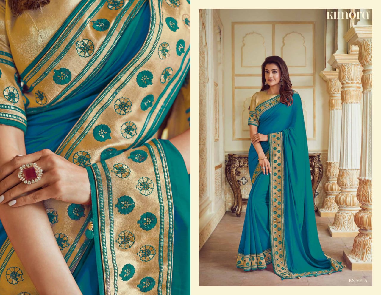 Tara By Kimora Series Ks 501 A Fancy Party Wear Sarees Wholesale Supplier Gujarat