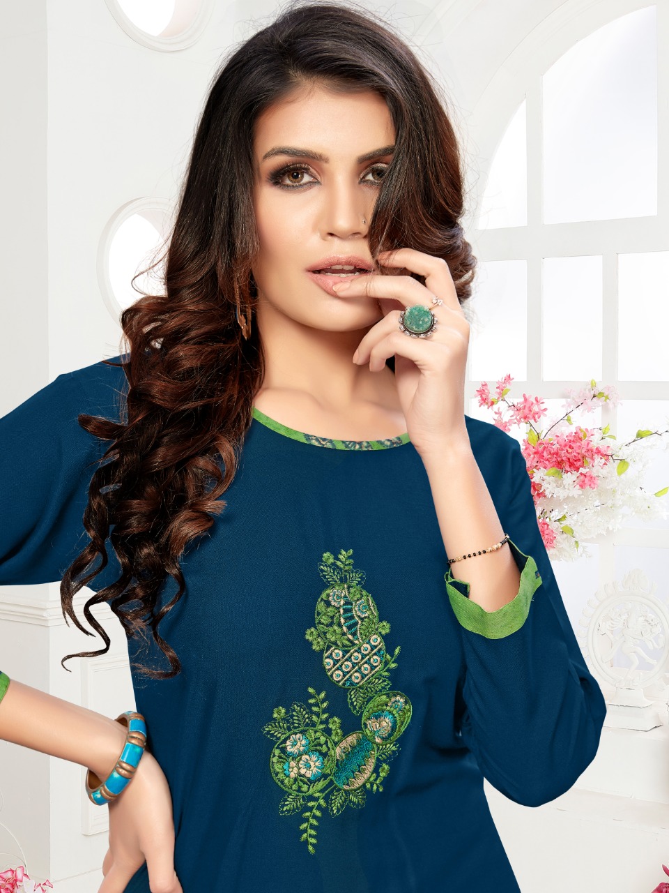 City Girl Vol 1 By Apple Kurtis With Plazzo Wholesale Supplier Surat