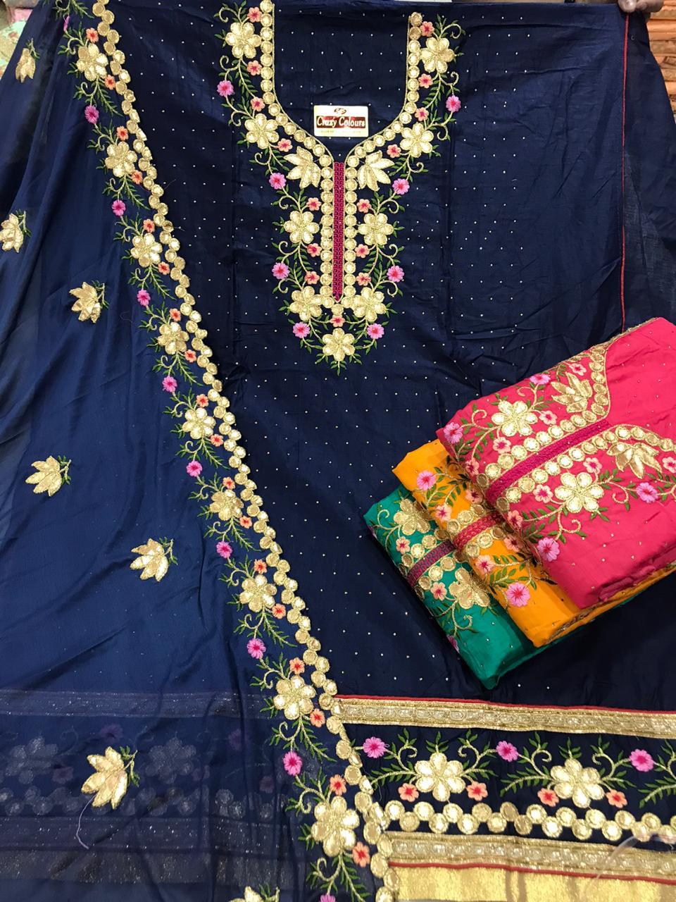 Bebo Glaze Cotton Dress Materials Wholesale Supplier Surat