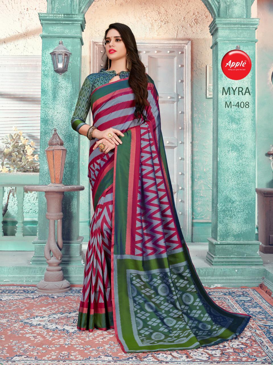 Myra Vol 4 By Apple Silk Sarees Wholesale Supplier Gujarat