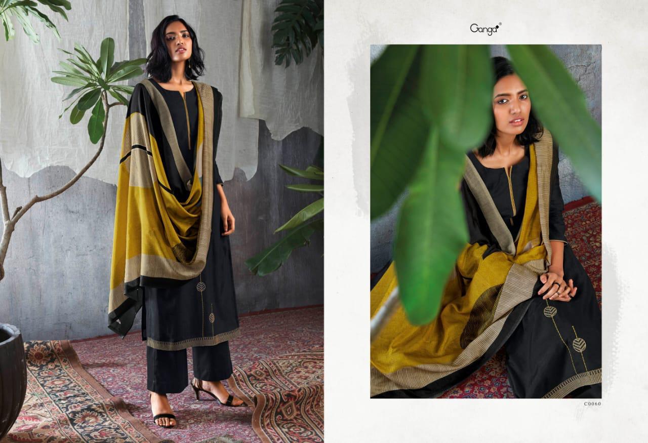 Ganga Gisette Series C0055 Designer Party Wear Suits Wholesale Supplier Gujarat