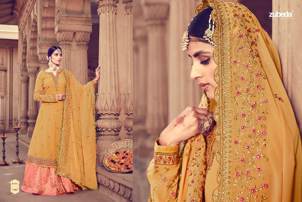 Erina By Zubeda Series 17801 To 17805 Designer Party Wear Suits Wholesale Supplier Gujarat