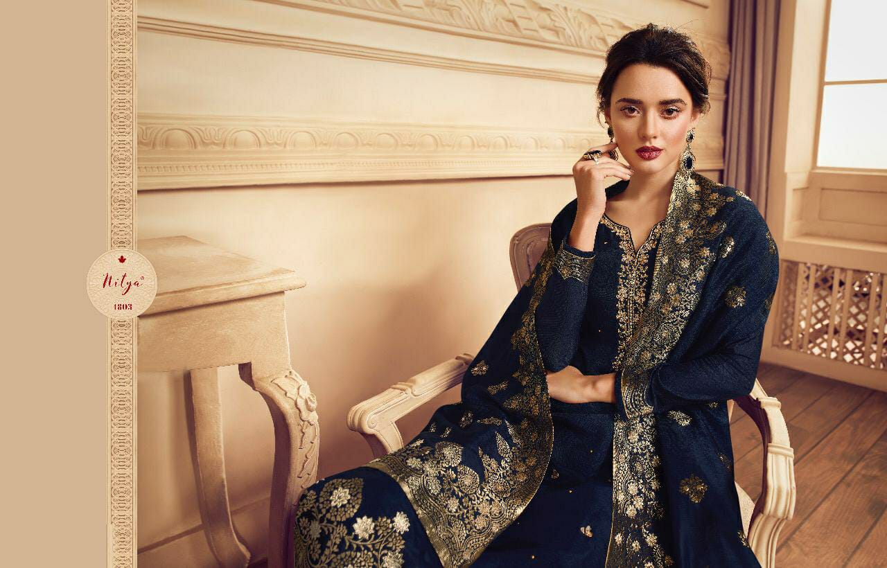 Lt Nitya Vol 148  Series 4801 To 4805 Designer Party Wear Suits Wholesale Supplier Gujarat