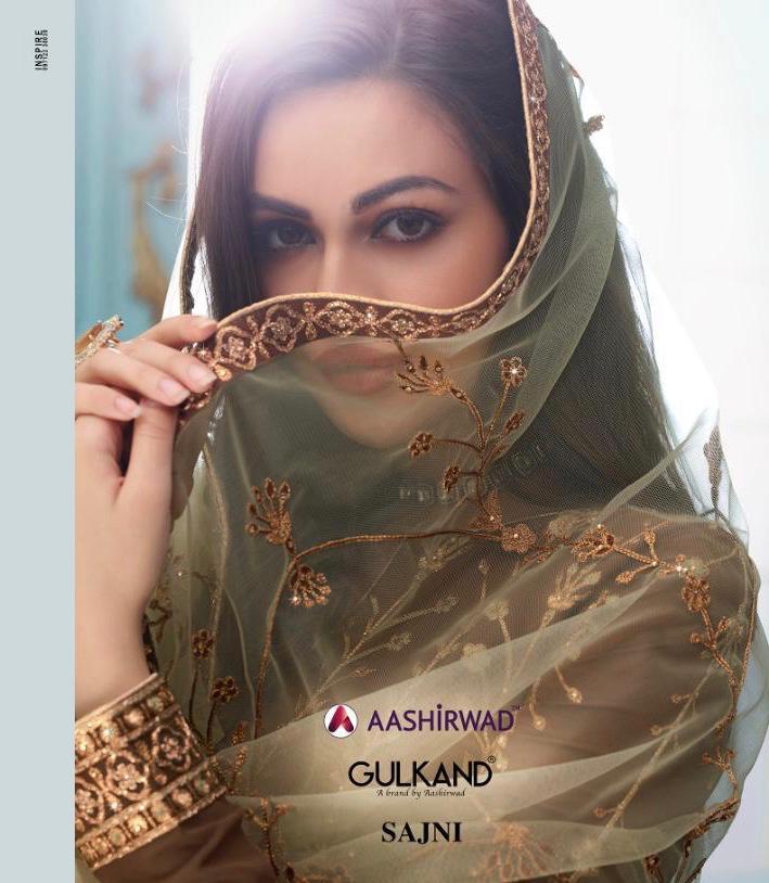 Sajni By Aashirwad Series 7082 Designer Party Wear Suits Wholesale Supplier Gujarat