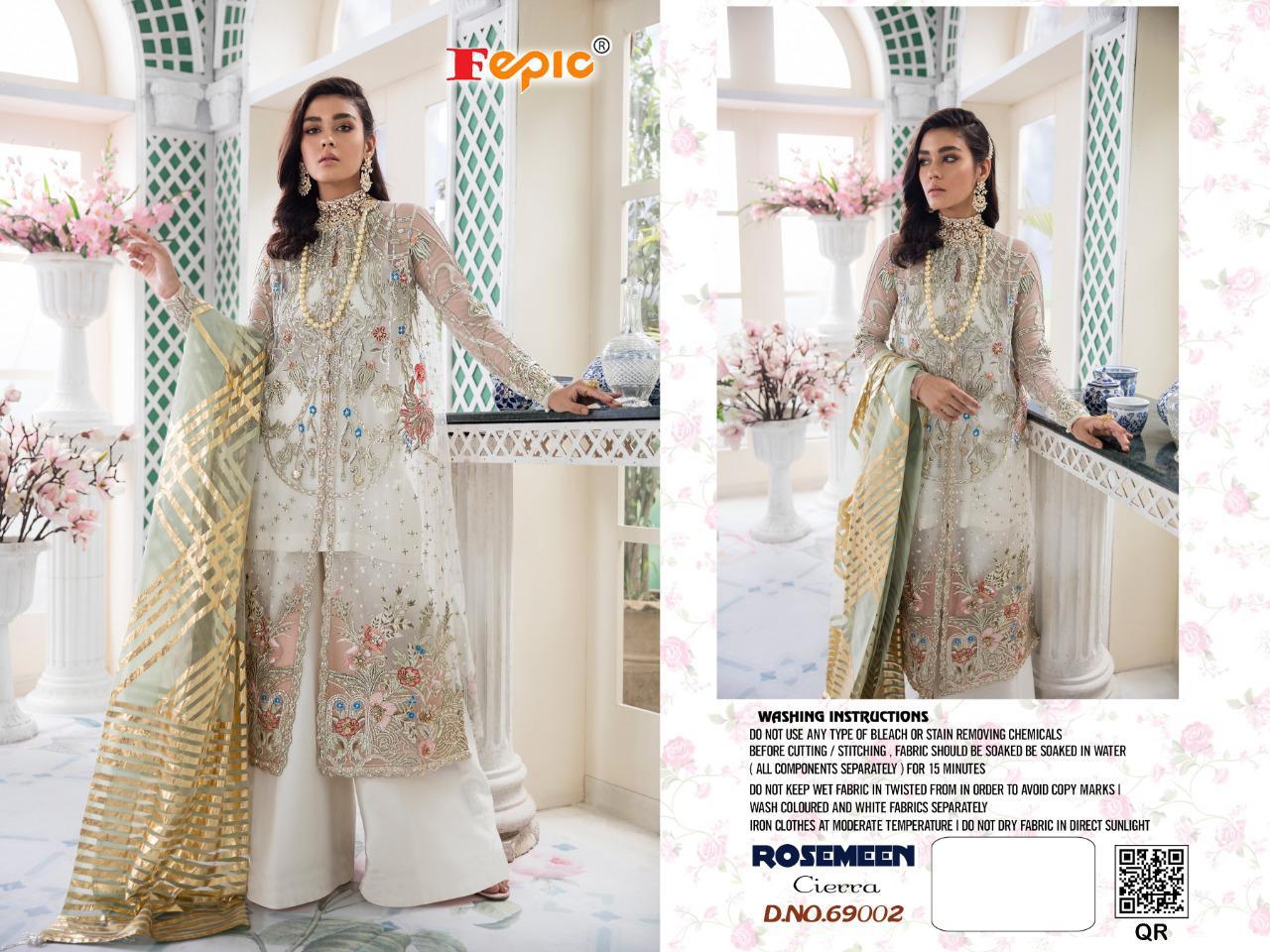 Rosemeen Cierra By Fepic Series 69001 To 69006 Pakistani Suits Wholesale Supplier Gujarat