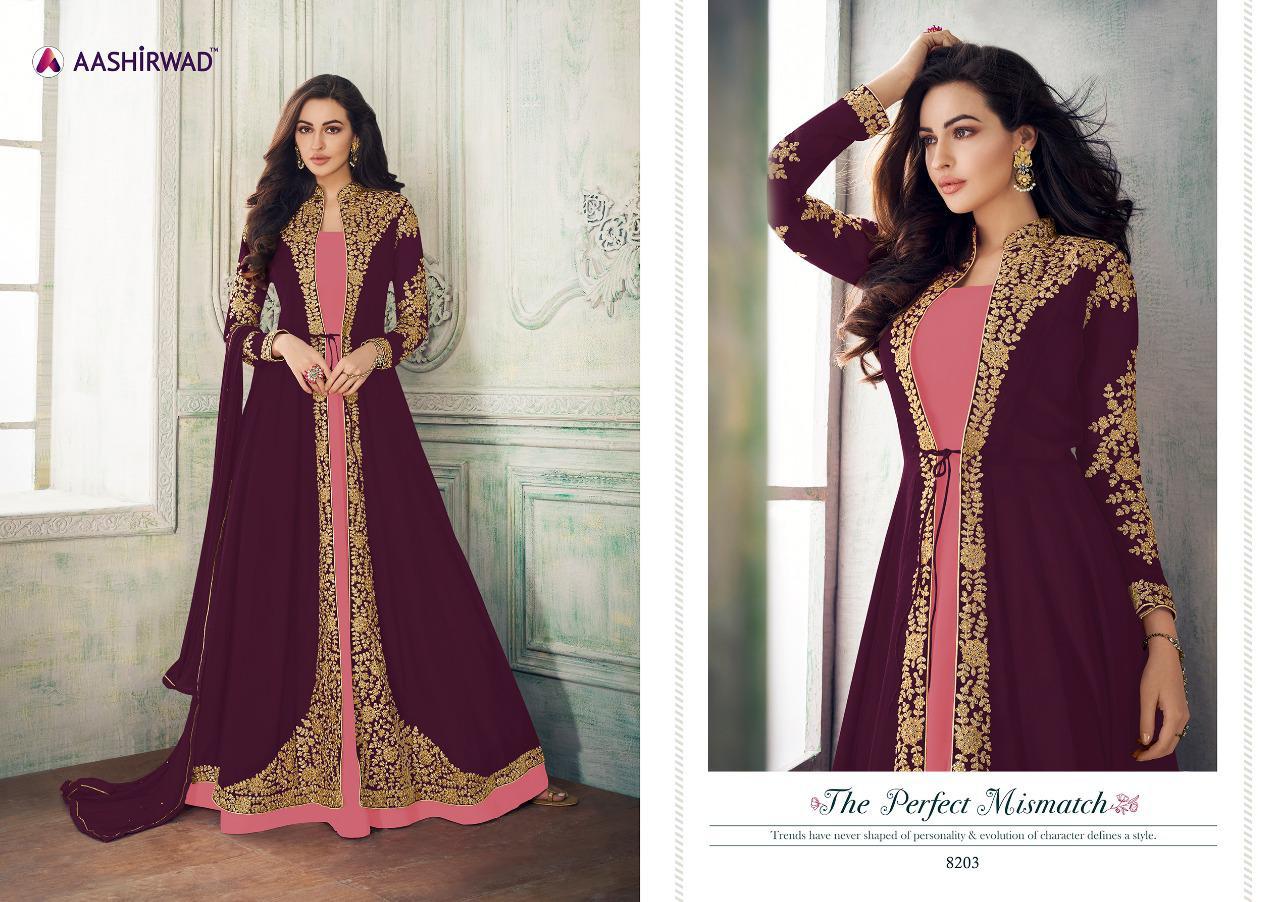 Anaya 8203 Colours By Aashirwad Designer Party Wear Suits Set And Single Wholesale Supplier Gujarat