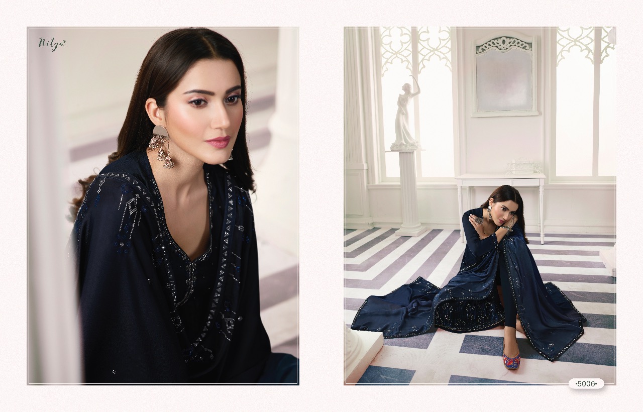 Lt Nitya Vol 150 Series 5001 To 5006 Designer Party Wear Suits Wholesale Supplier Gujarat