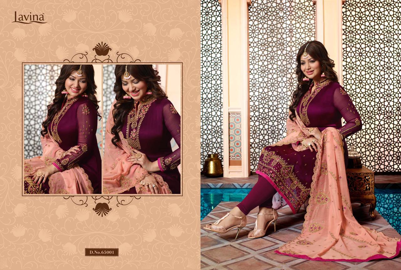 Lavina Vol 65 Series 65001 To 65006 Designer Party Wear Suits Wholesale Supplier Gujarat