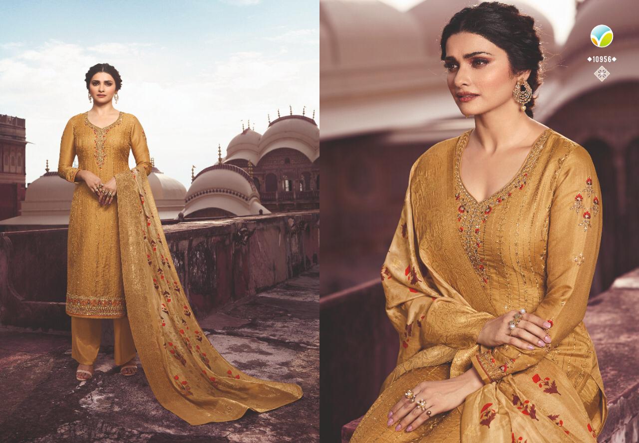 Kaseesh Traditional Hitlist By Vinay Series 10951 Designer Party Wear Suits Wholesale Supplier Gujar...