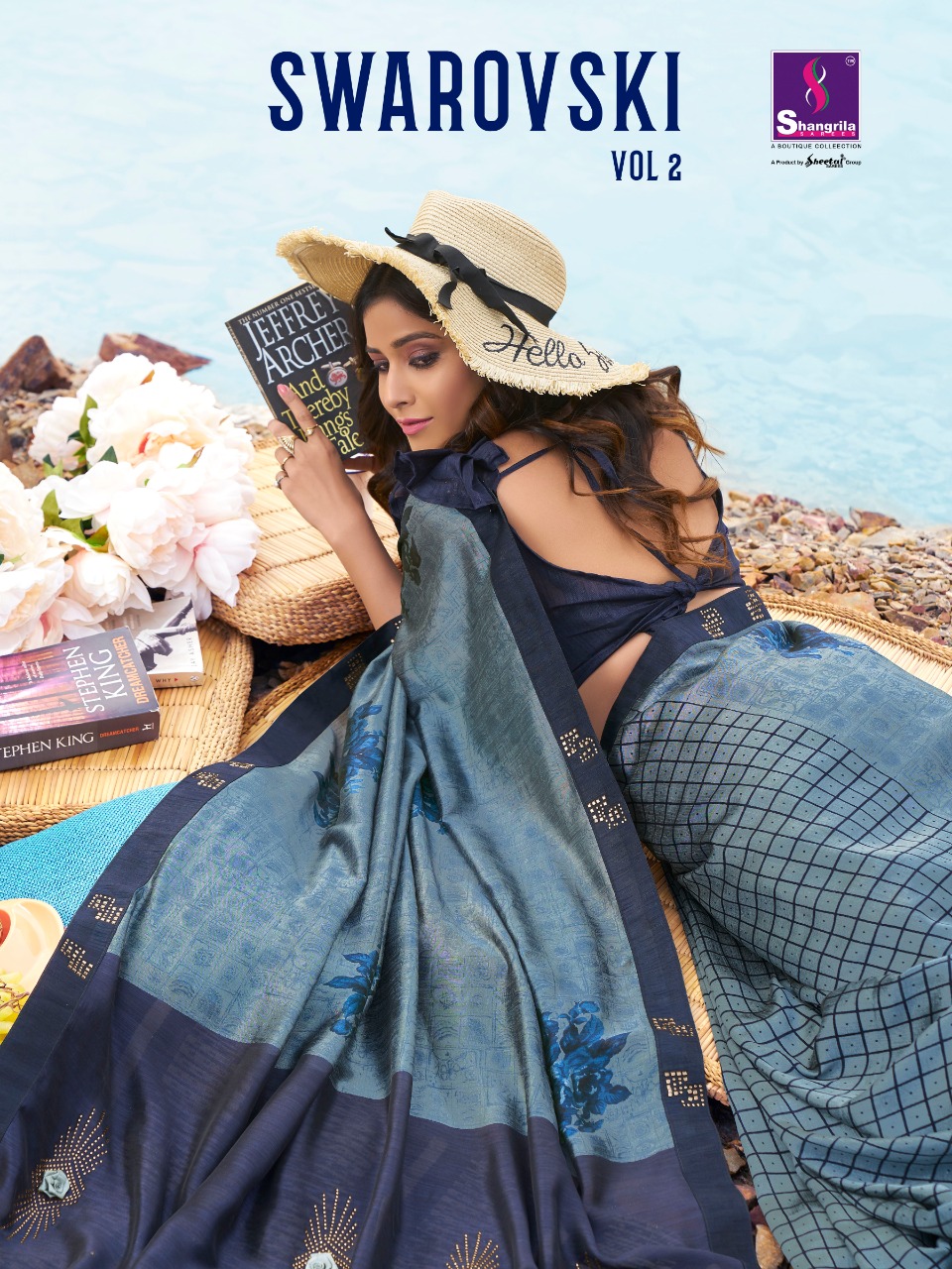 Swarovski Vol 2 By Shangrila Sarees Wholesale Supplier Gujarat