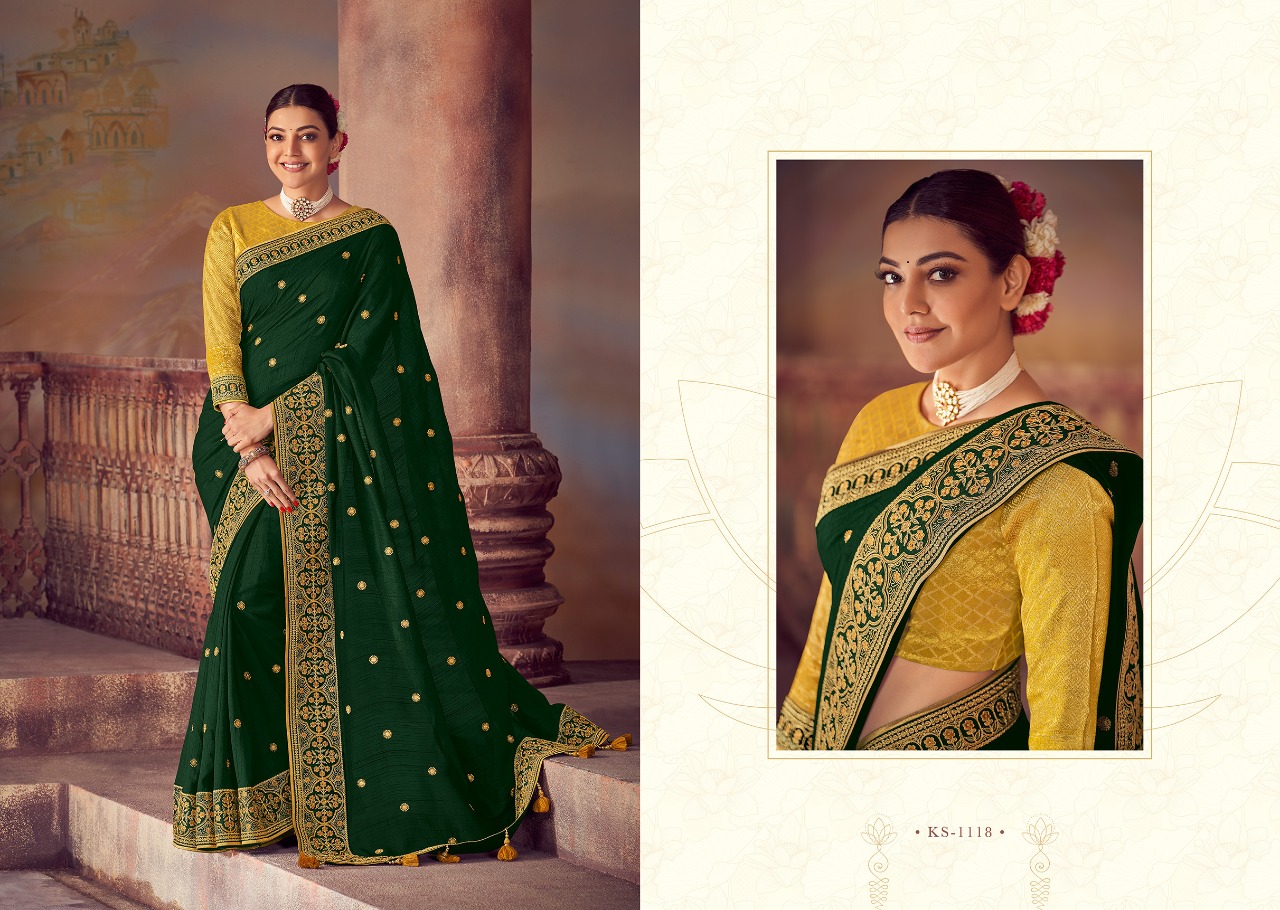 Kajal Vol 6 Series 1101 Fancy Sarees Set And Single Wholesale Supplier And Dealer Surat