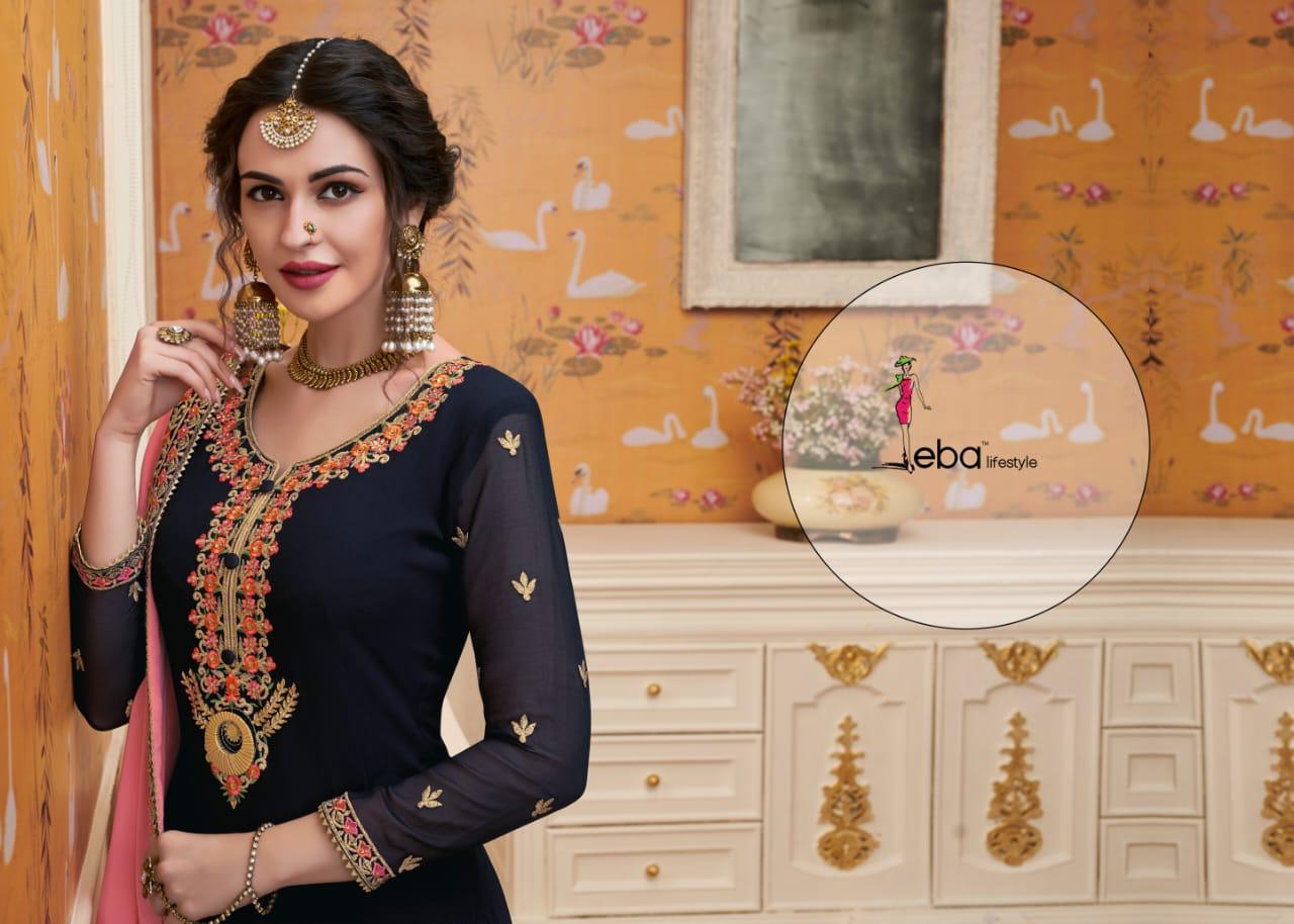 Hurma Vol 26 By Eba Lifestyle Series 1137 Designer Party Wear Suits Wholesale Supplier Gujarat