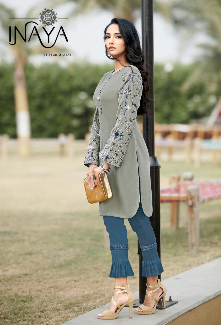 Winter Hottie Lpc 50 By Inaya Studio Libas Top With Pant Wholesale Supplier Gujarat