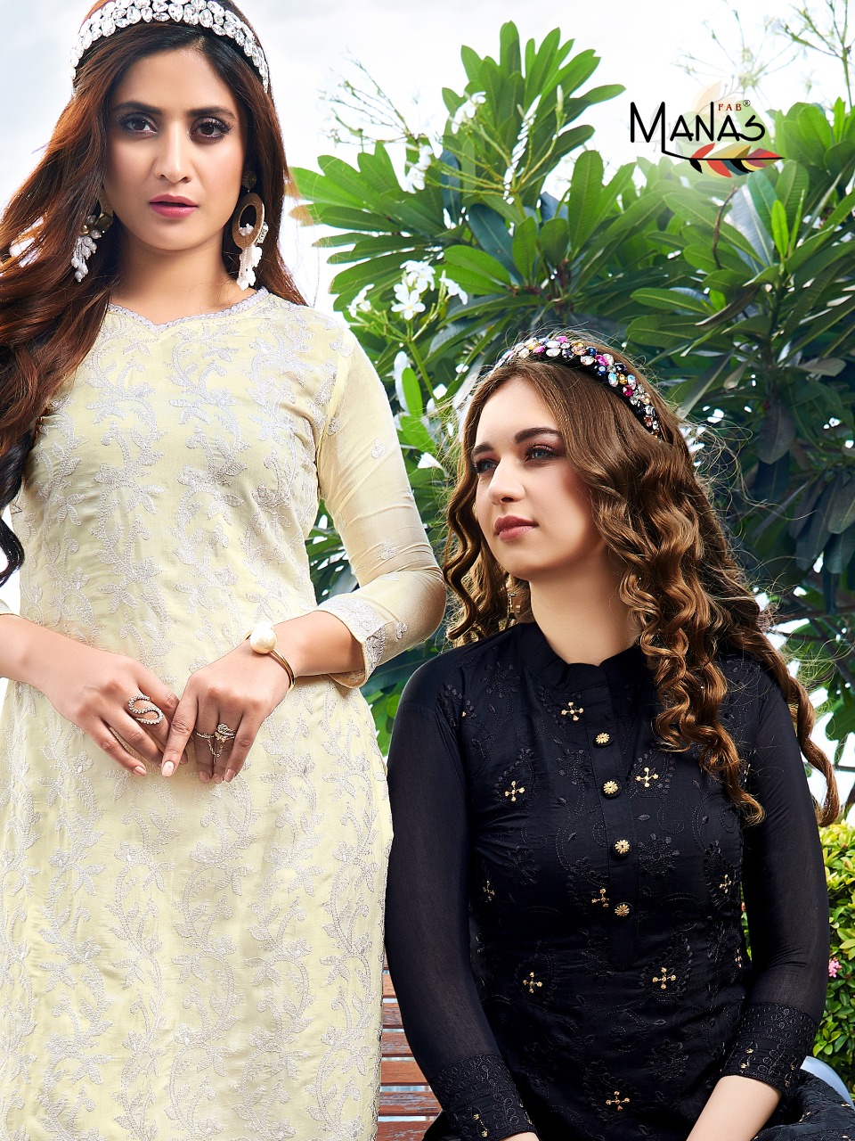 Lucknowi By Manas  Series 101  Designer Party Wear Kurtis With Bottom Set And Single Wholesale Suppl...