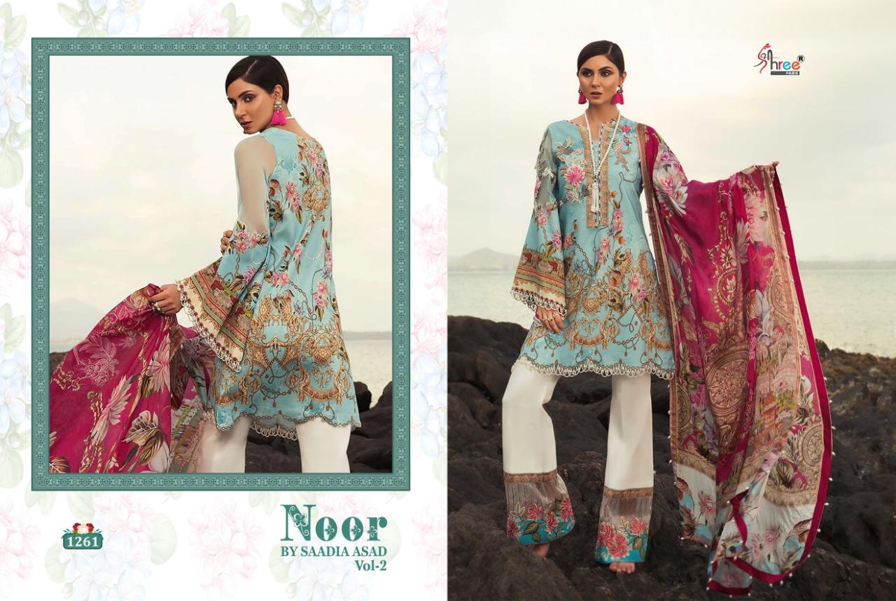 Noor By Sadiya Asad Vol 2 By Shree Fab Cotton Printed Dress Materials Wholesale Supplier Surat