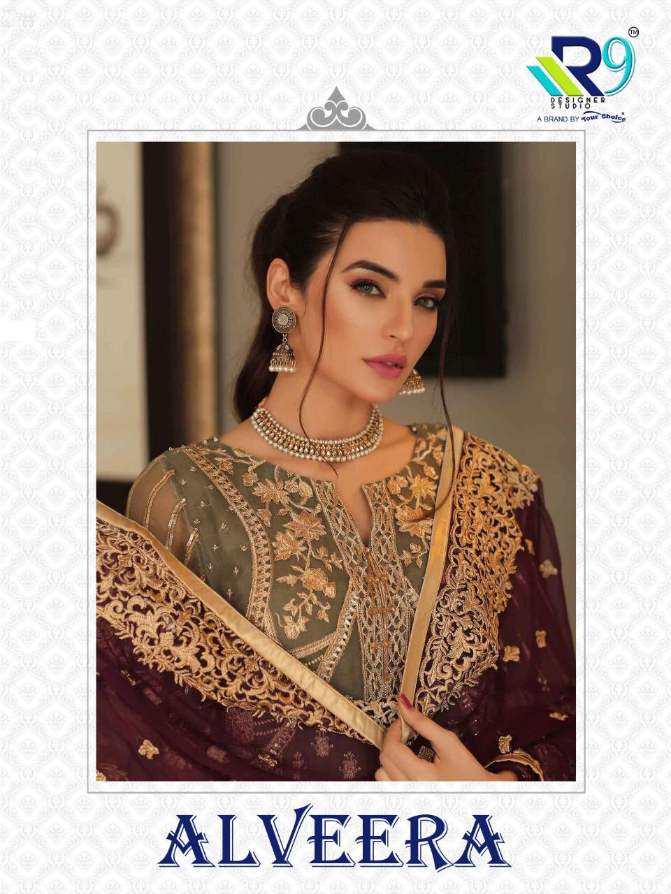 Alveera By R9 Pakistani Suits Set And Single Wholesale Supplier Surat