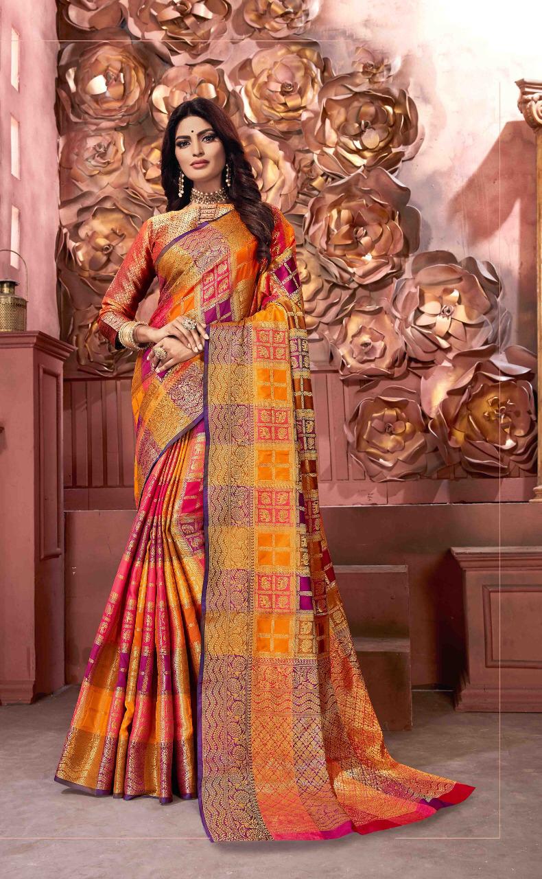 Krishna Puram By Sangam Silk Sarees Wholesale Supplier And Dealer Surat